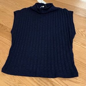 Michael Stars Sleeveless Mock Neck Top